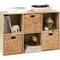 Best Choice Products 6-Cube Bookshelf, 13.5in Display Storage System, Organizer w/ Removable Back Panels